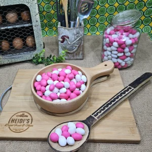 Pink and White Almonds