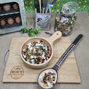 Health mix with coconut flakes